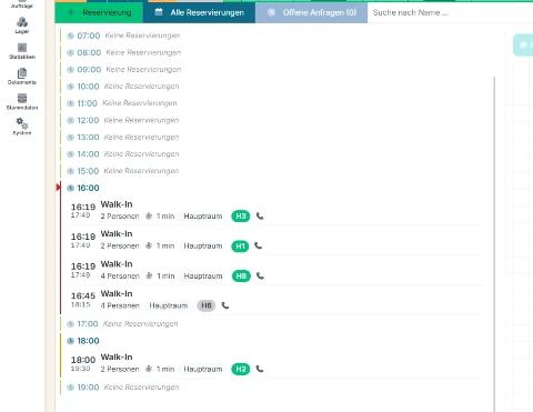 Reservierungskalender
