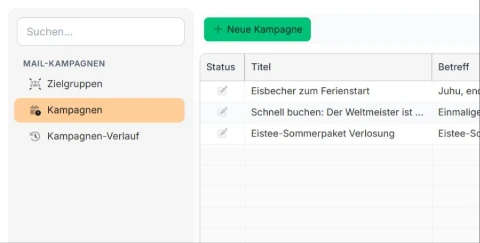 SMS und E-Mail-Kampagnen