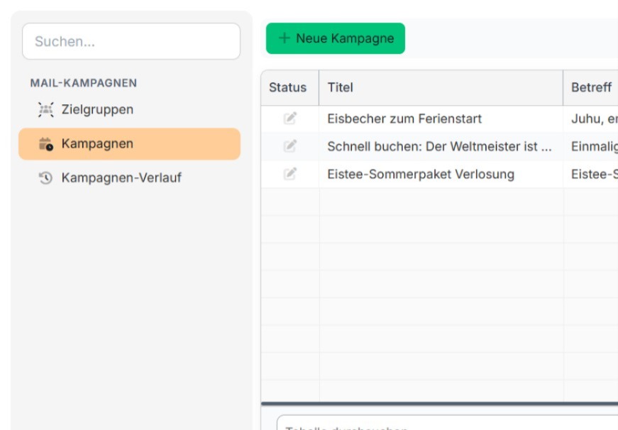*SMS- & E-Mail-*

<span style="color: #f9b000">Kampagnen</span>