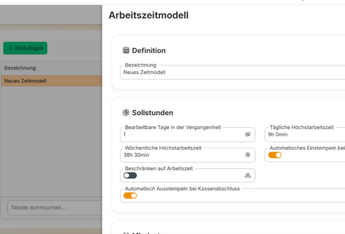 Zeiterfassung **digital** organisieren